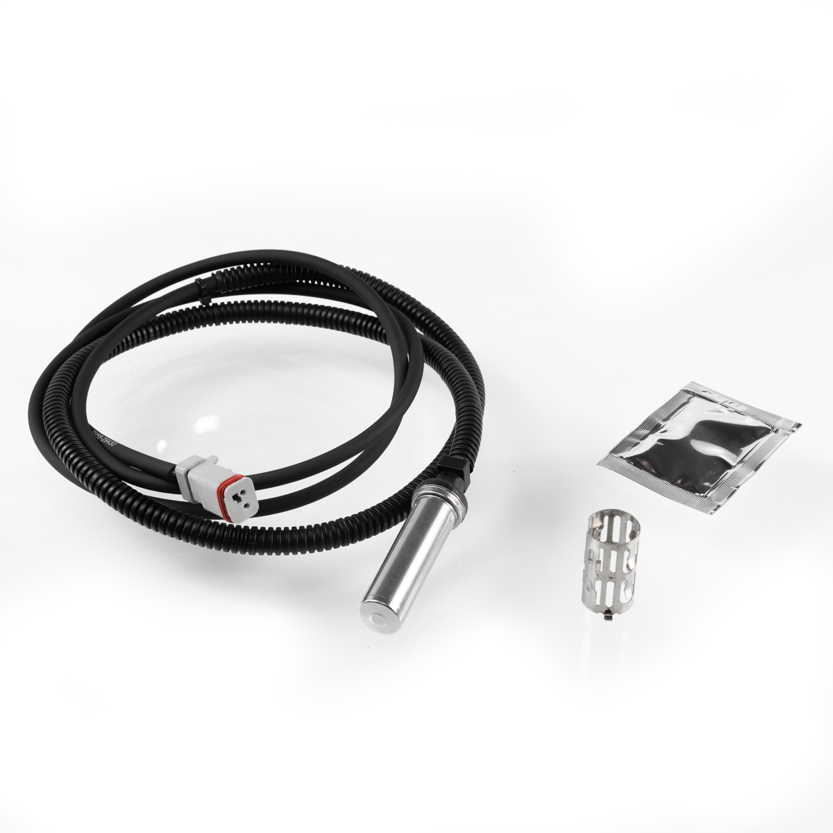 Датчик ABS (прямой+задний+левый+длина кабеля = 1800мм) Комплект втулка и смазка