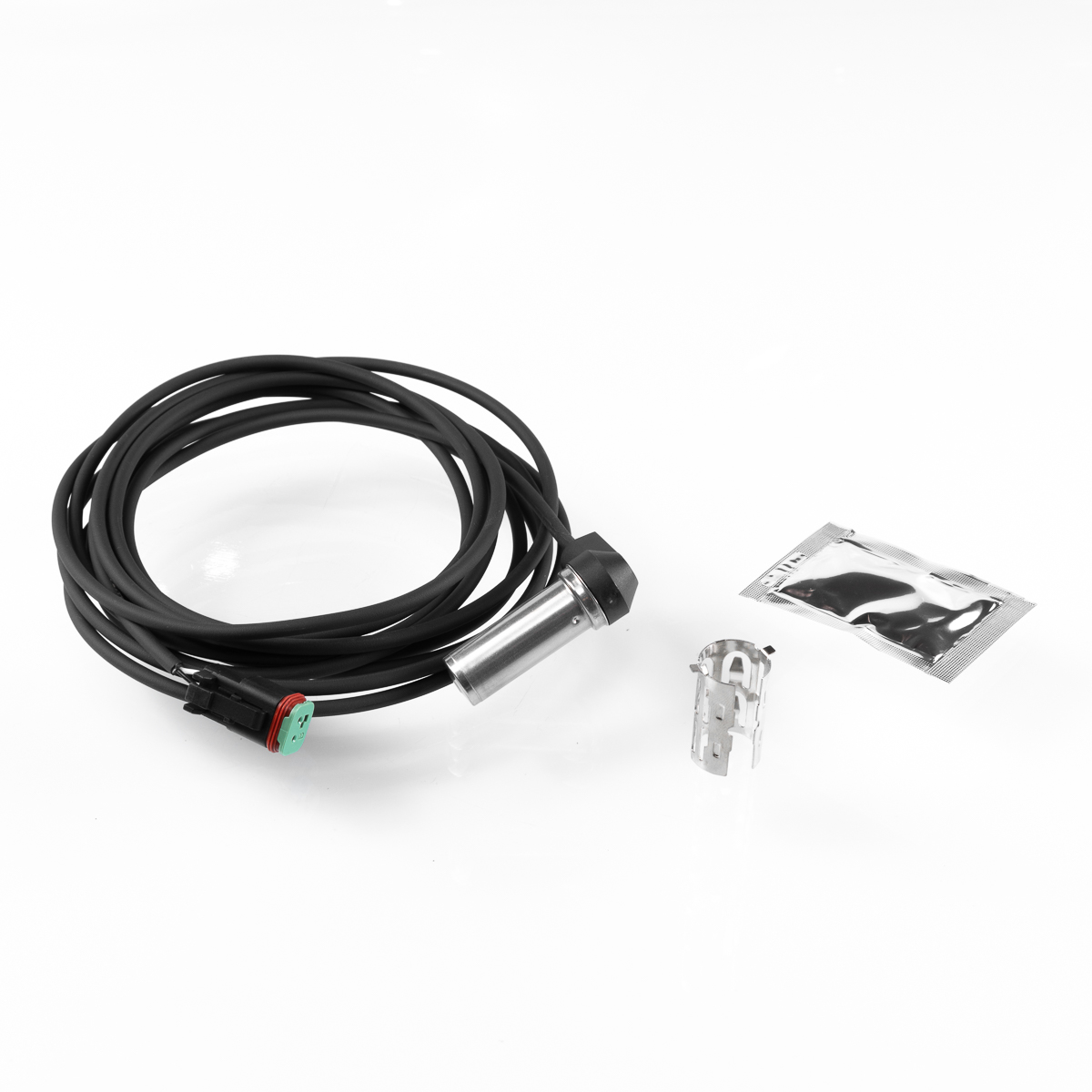 Датчик ABS (угловой+длина кабеля = 4000мм) Комплект втулка и смазка