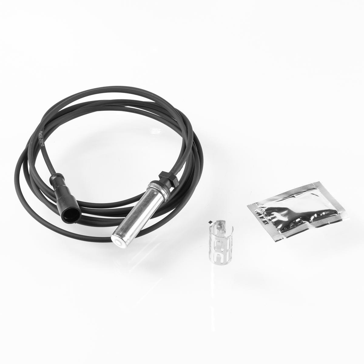 Датчик ABS (задний правый+прямой+длина кабеля = 3000мм+общая длина = 3135мм) Втулка+смазка