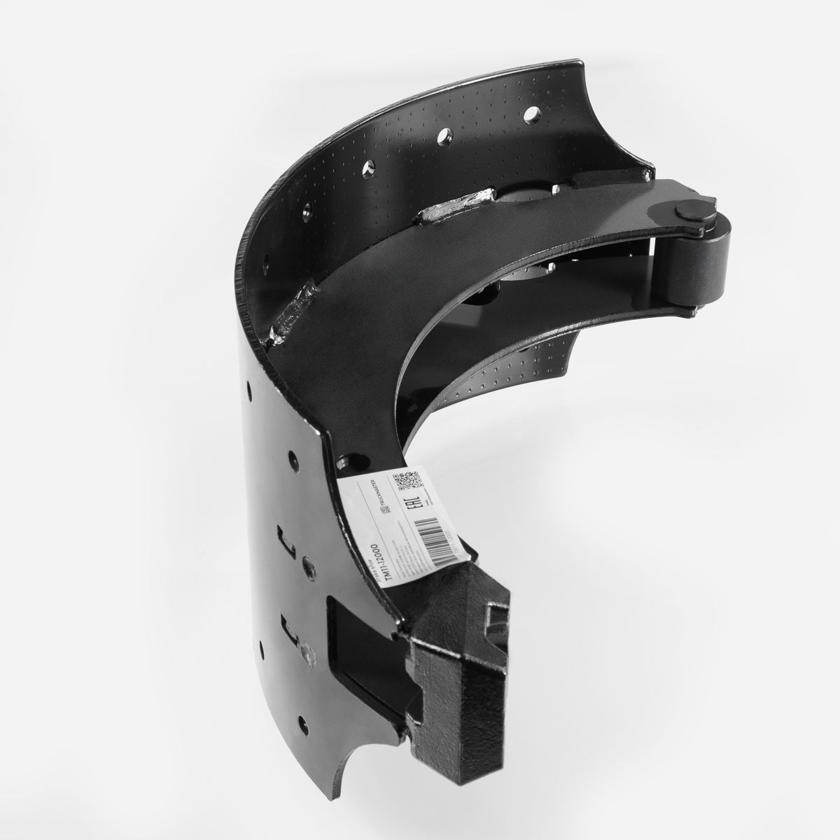 Колодка тормозная барабанная с роликом