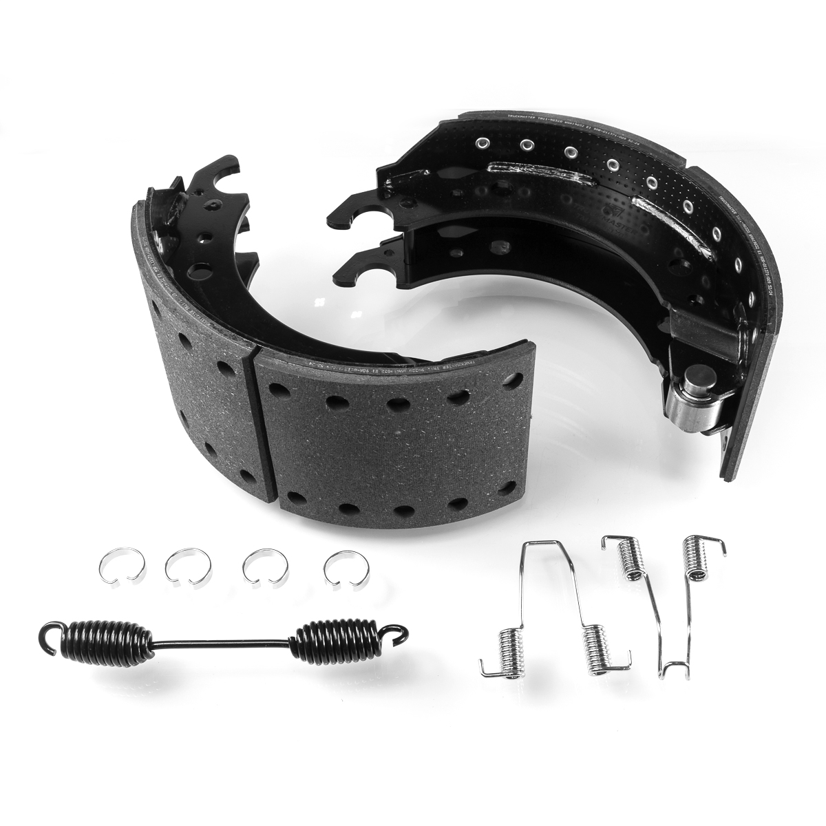 Комплект колодок с накладками + уст комплект. (на колесо)