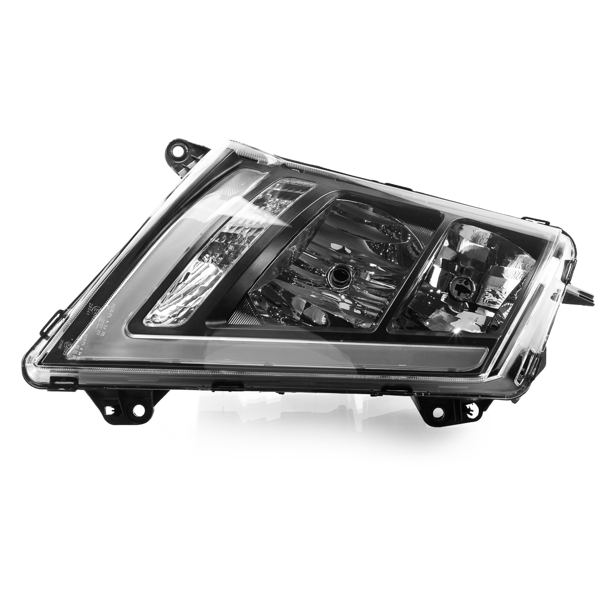 Фара R электрорегулировка с мотором VOLVO тёмн.рамка